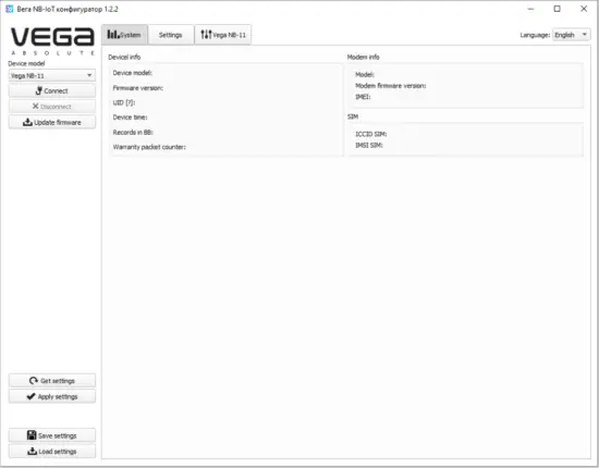 VEGA Absolute NB lOT modem Vega - APPLICATION