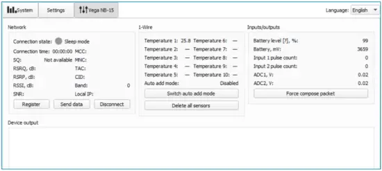 VEGA Absolute NB lOT modem Vega - Vega