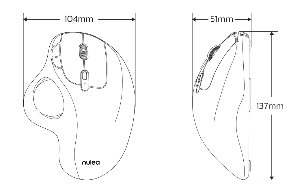 nulea-M501-Wireless-Trackball-Mouse-2