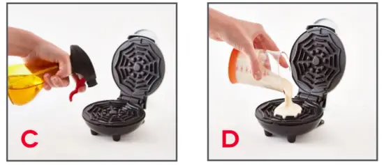 DASH D DMWP001 Pumpkin Mini Maker Waffle - fig29