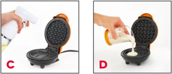 DASH D DMWP001 Pumpkin Mini Maker Waffle - fig6