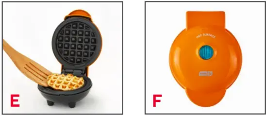 DASH D DMWP001 Pumpkin Mini Maker Waffle - fig7