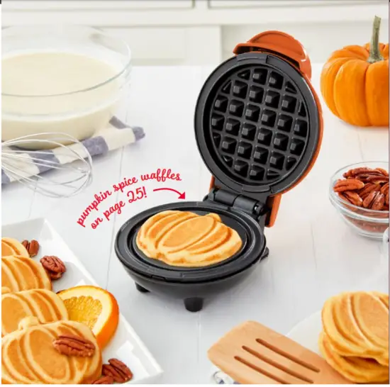 DASH D DMWP001 Pumpkin Mini Maker Waffle - fig8