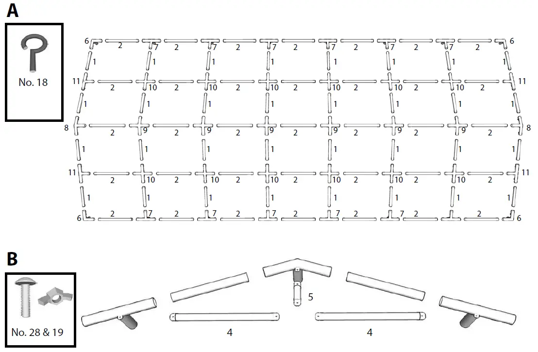 DANCOVER B00XWB5ZGS Party Tent 6m Series Polyester -FIG-4