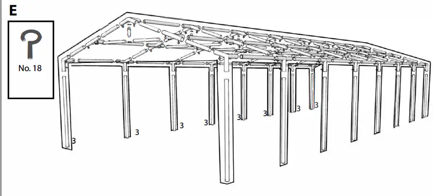 DANCOVER B00XWB5ZGS Party Tent 6m Series Polyester -FIG-6