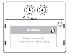 Replacing the Internal Protective Screen