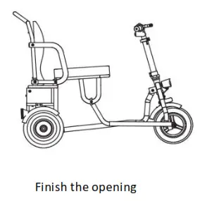 wheelchair DW FDB03 EzFold Scooter - fig 5