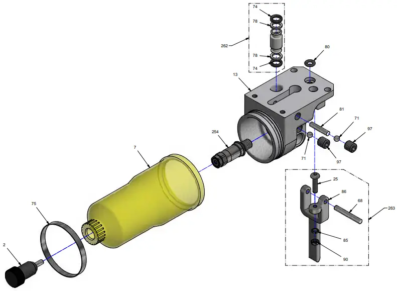 PBCC40 RESERVOIR PARTS LIST
