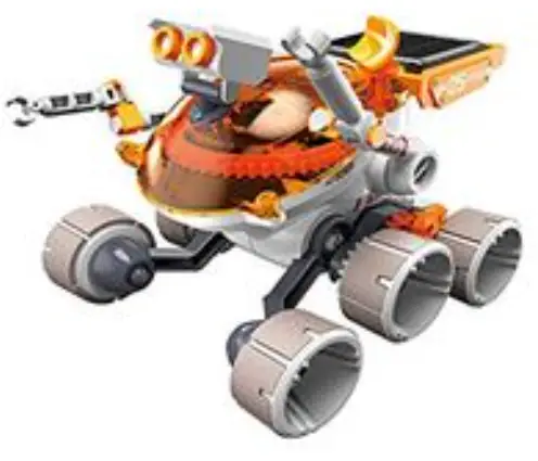 Velleman KSR14 Moon Rover on solar energy -