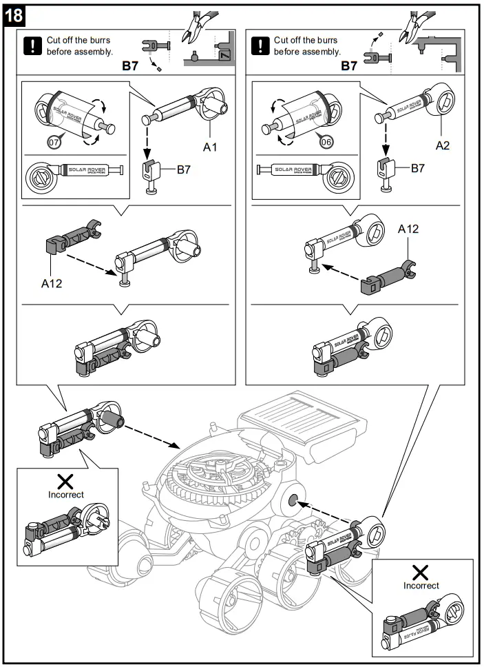 Velleman KSR14 Moon Rover on solar energy - 15