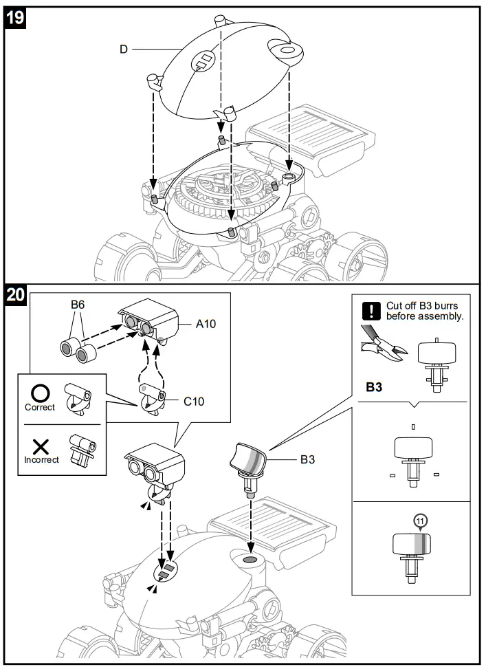 Velleman KSR14 Moon Rover on solar energy - 16