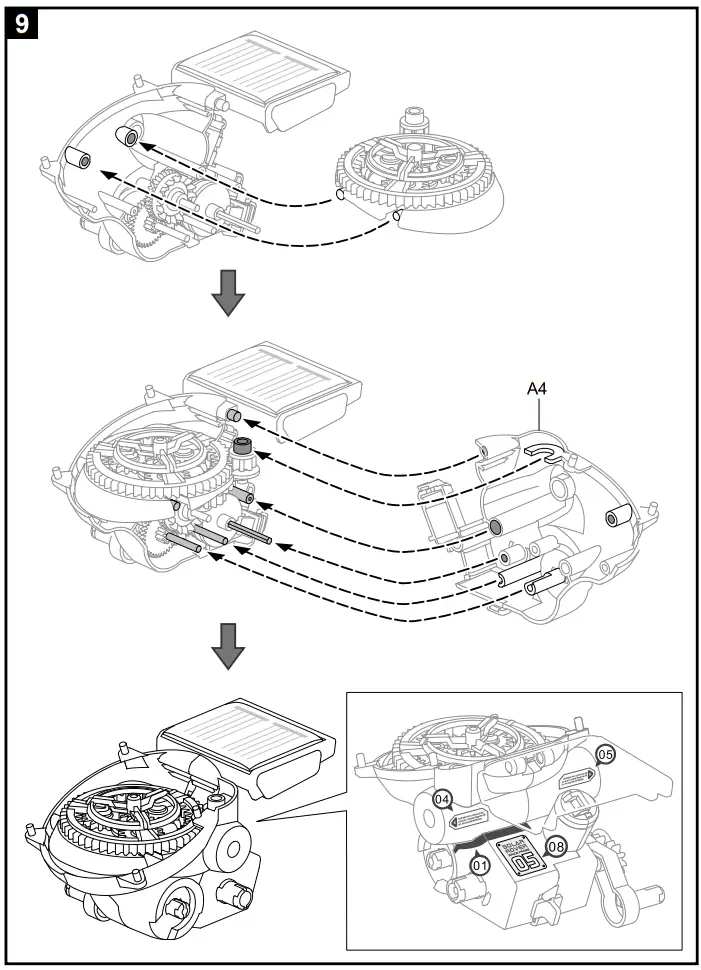 Velleman KSR14 Moon Rover on solar energy - 9
