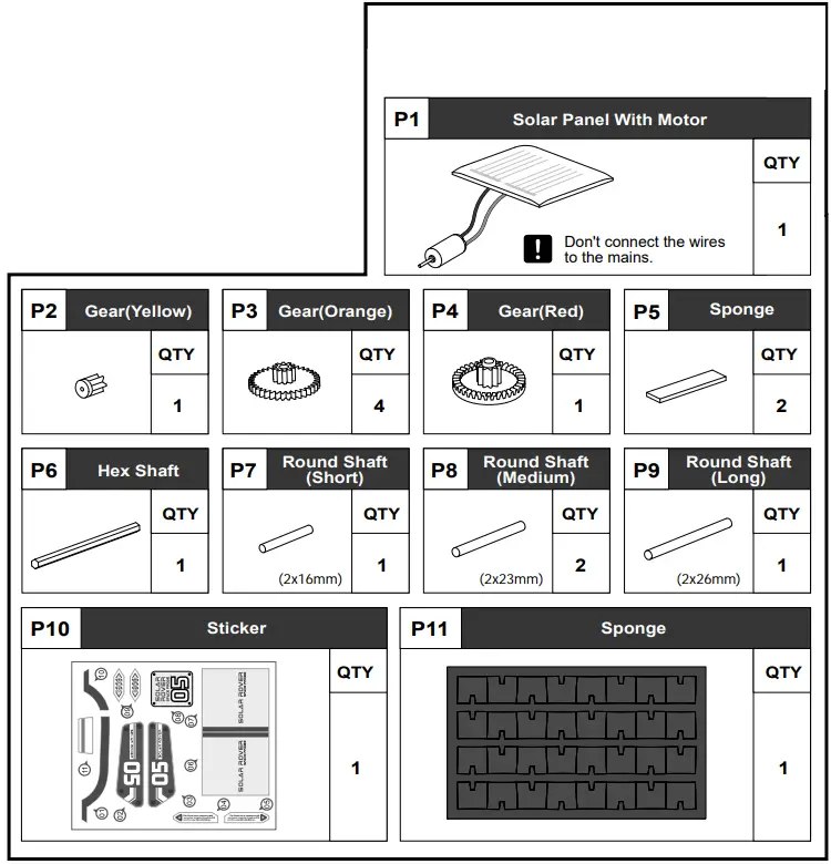 Velleman KSR14 Moon Rover on solar energy - Tool You May Need2