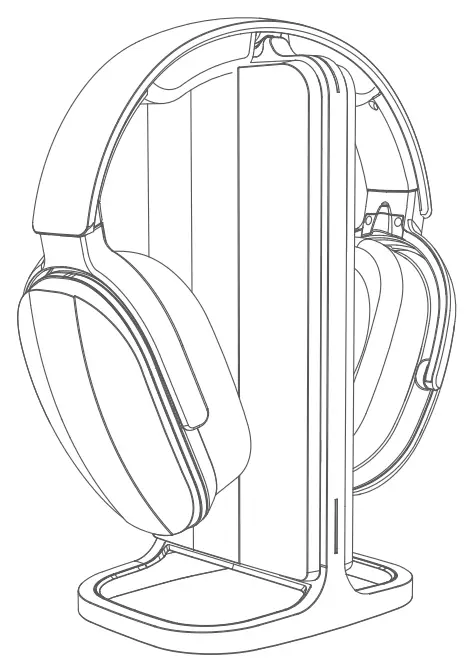 Hspro HW1 Digital Wireless TV Headphones -