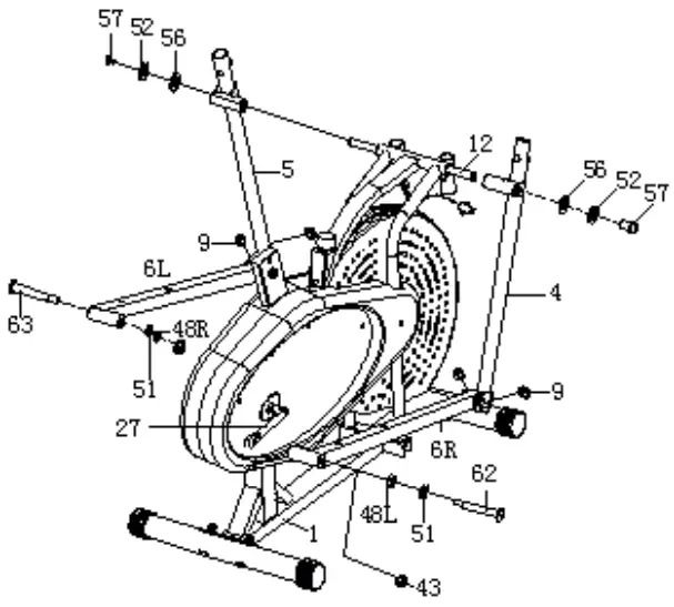 FITFIU Beli 120 Elliptical trainer - STEP 2