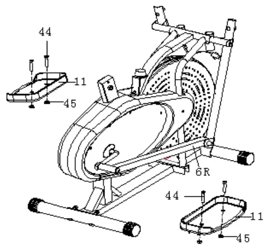 FITFIU Beli 120 Elliptical trainer - STEP 3
