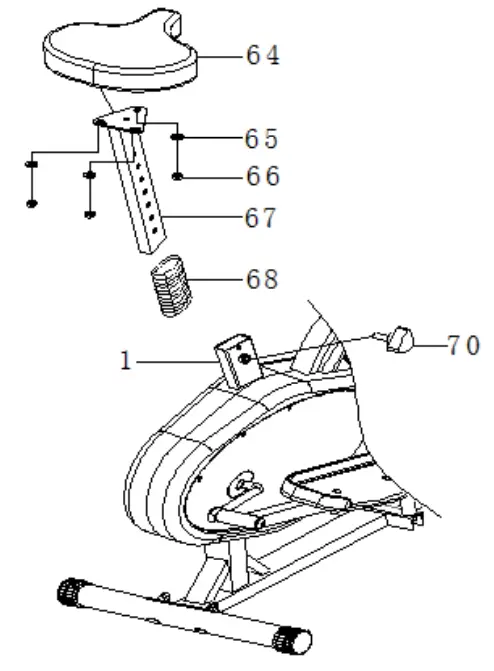 FITFIU Beli 120 Elliptical trainer - STEP 5