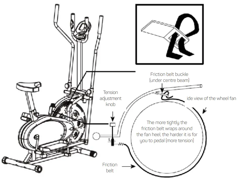 FITFIU Beli 120 Elliptical trainer - STEP8