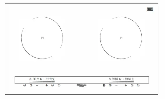 Rasonic RIC-S211E kitchen double burner induction cooker fig 4