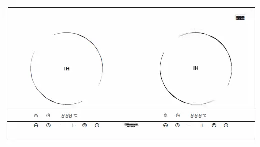 Rasonic RIC-S211E kitchen double burner induction cooker fig 5