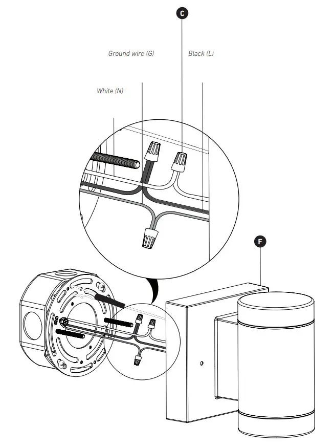 artika OUT NEC BLJ Neo LED Wall Light - figure 5