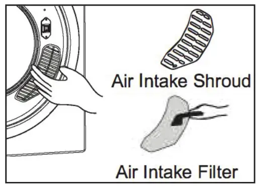 Danby DDY060WDB 13 2 lb (6 0 kg) Capacity Portable Dryer - lint lter2