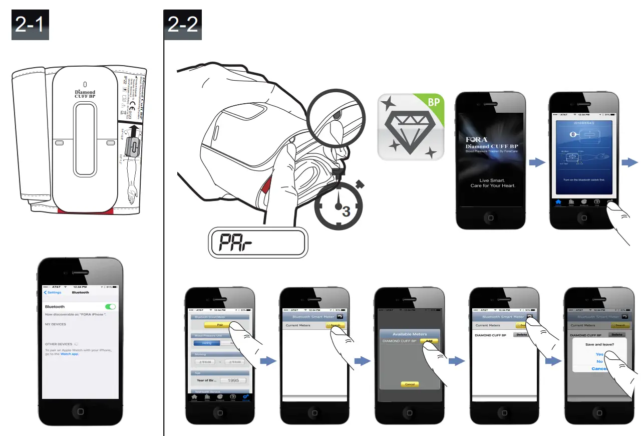 FORA-Diamond-Cuff-BP-Smart-Blood-Pressure-Monitor-2