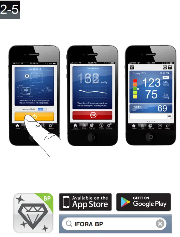 FORA-Diamond-Cuff-BP-Smart-Blood-Pressure-Monitor-4