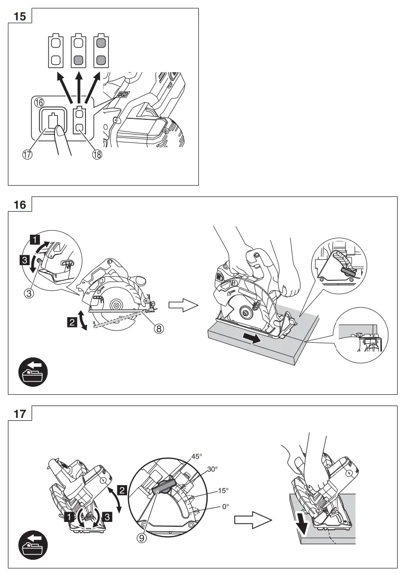 HiKOKI C1806DA CORDLESS CIRCULAR SAW - fig 2