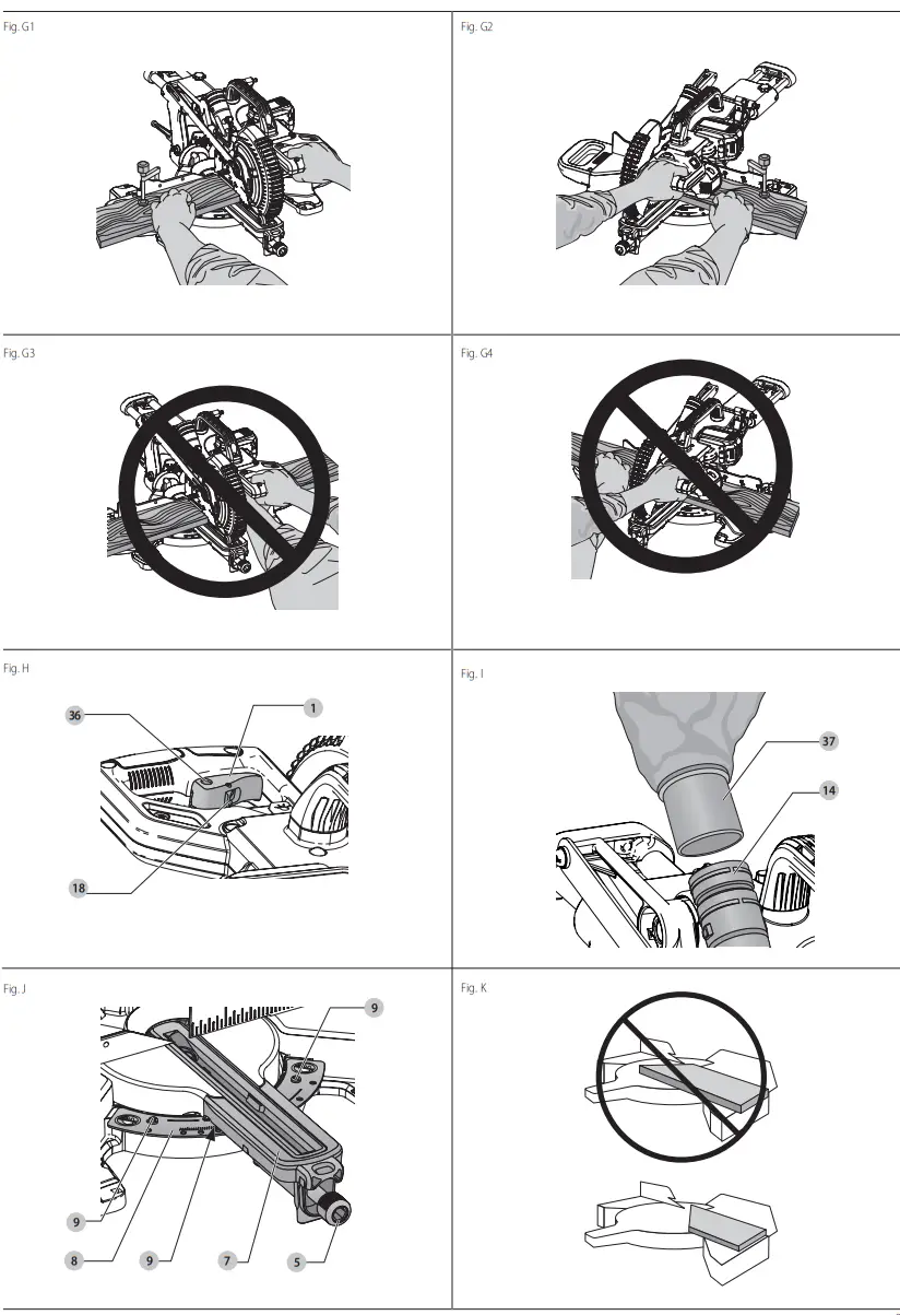 DEWALT DCS365 18v XR Cordless Mitre Saw - fig 2