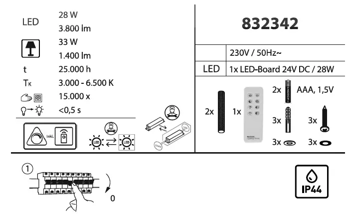 Paul-Neuhaus-832342-LARS-LED-Ceiling-Light- 1