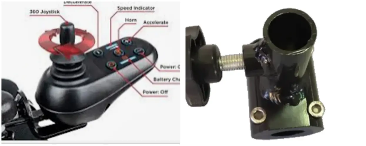 GILANI ENGINEERING GEMN302 Electric and Manual Foldable Wheelchair - fig 1