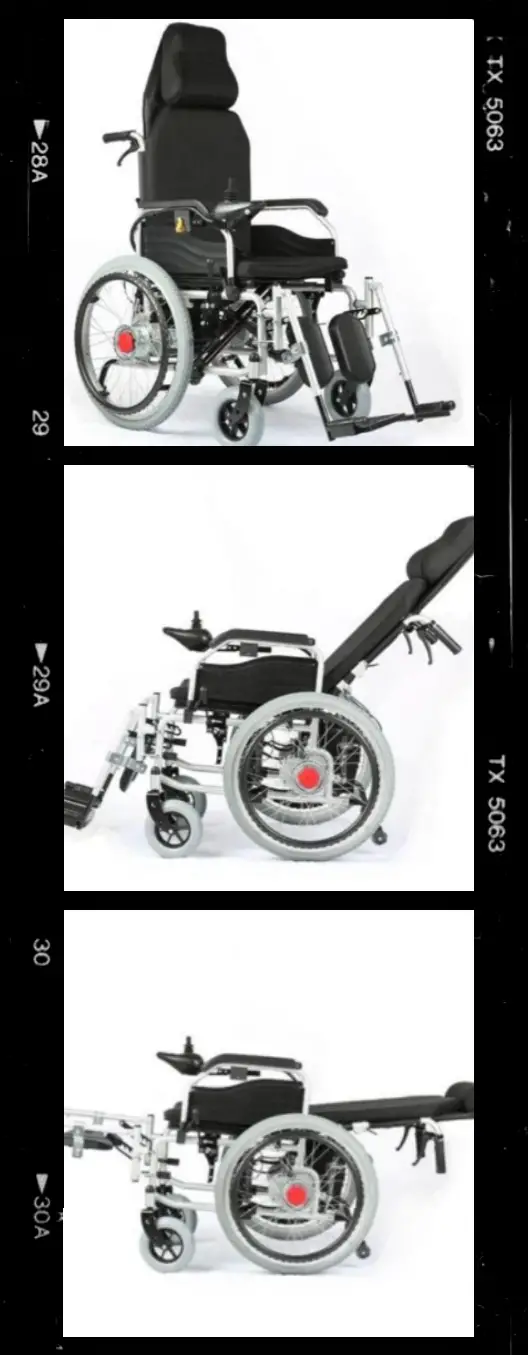 GILANI ENGINEERING GEMN302 Electric and Manual Foldable Wheelchair - fig