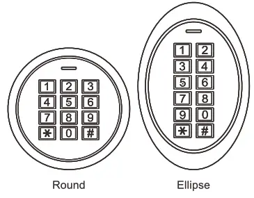 Secukey K7 Bluetooth Access Metal Mini Keypad