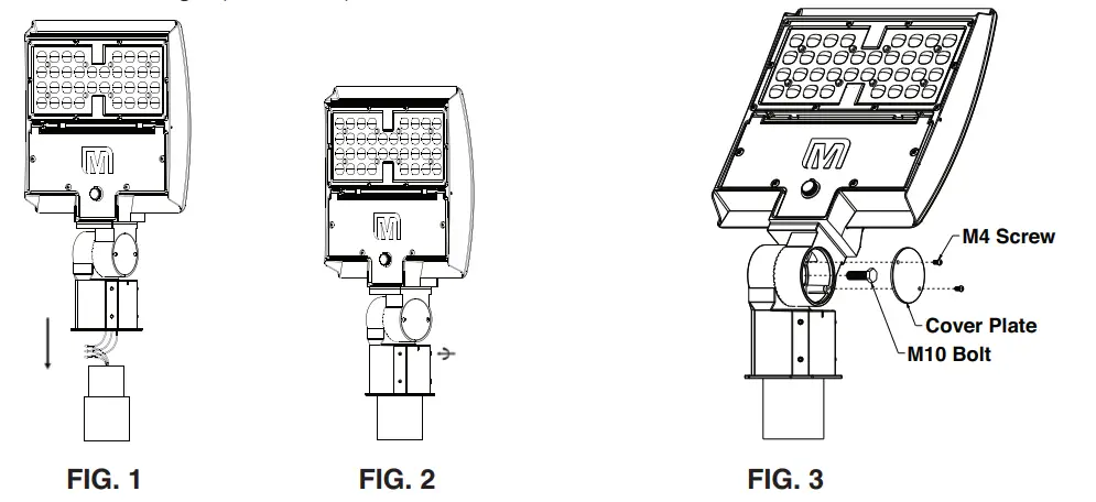 MaxLite MXL 108611 M Series 150W LED Wall Mount - fig 10