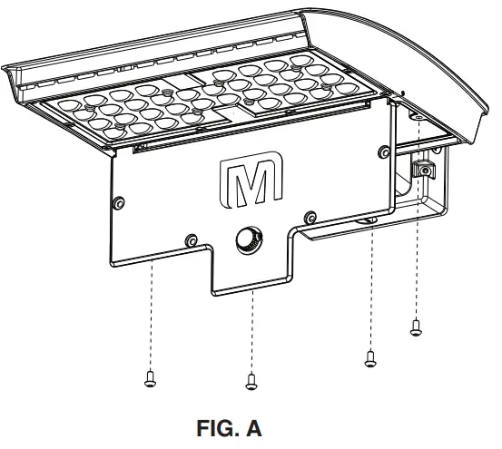 MaxLite MXL 108611 M Series 150W LED Wall Mount - fig 20