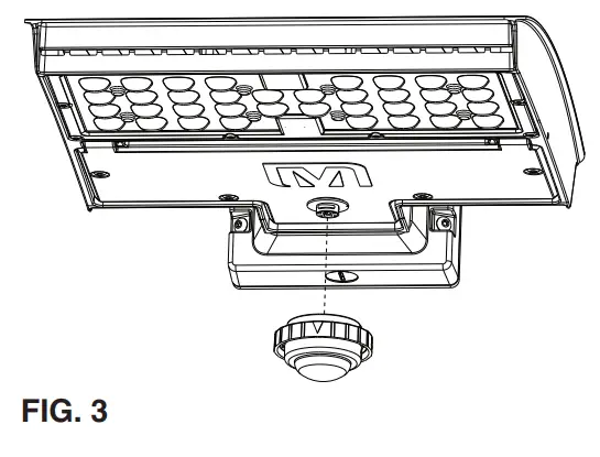 MaxLite MXL 108611 M Series 150W LED Wall Mount - fig 3