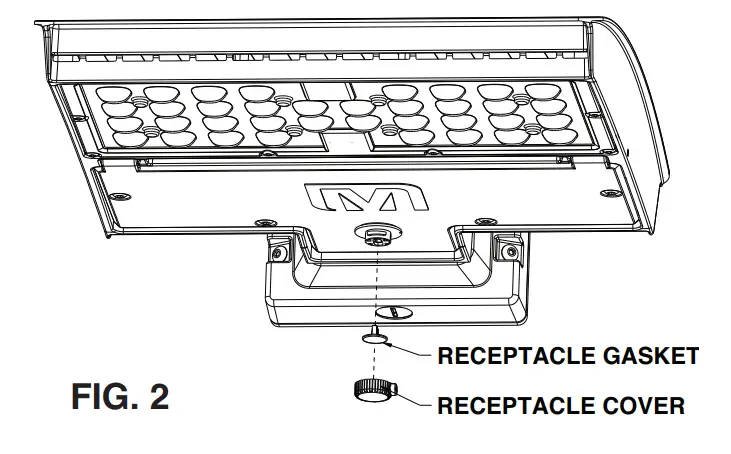 MaxLite MXL 108611 M Series 150W LED Wall Mount - fig 6