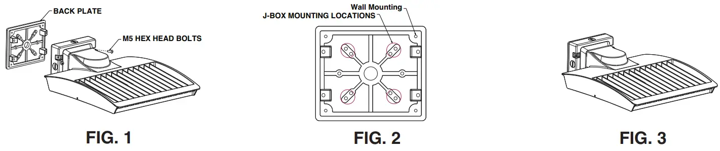 MaxLite MXL 108611 M Series 150W LED Wall Mount - fig 8