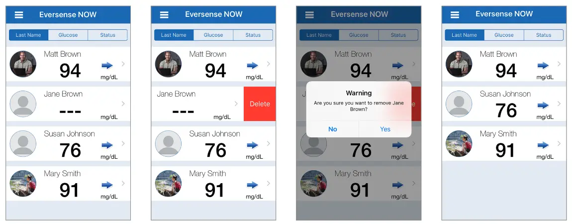 Apps eversense NOW App - fig 2