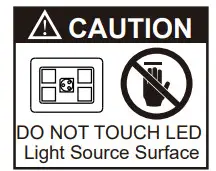 Aputure HS202204010322C02 Amaran F22C RGBWW Flexible LED Video Light - warning