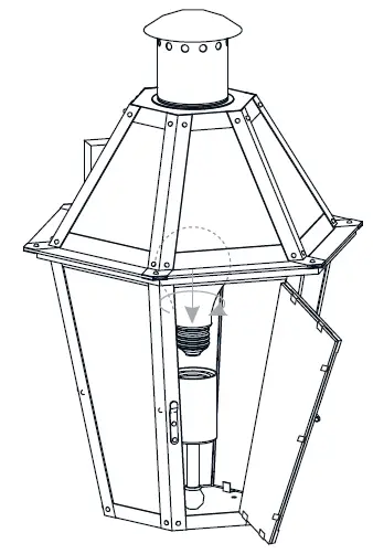 QUOIZEL-BURD8411AC-1-Light-Aged-Copper-Hardwired-Outdoor-Wall-Lantern-Sconce-fig-9