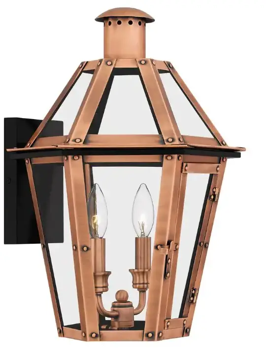 QUOIZEL-BURD8411AC-1-Light-Aged-Copper-Hardwired-Outdoor-Wall-Lantern-Sconce-product