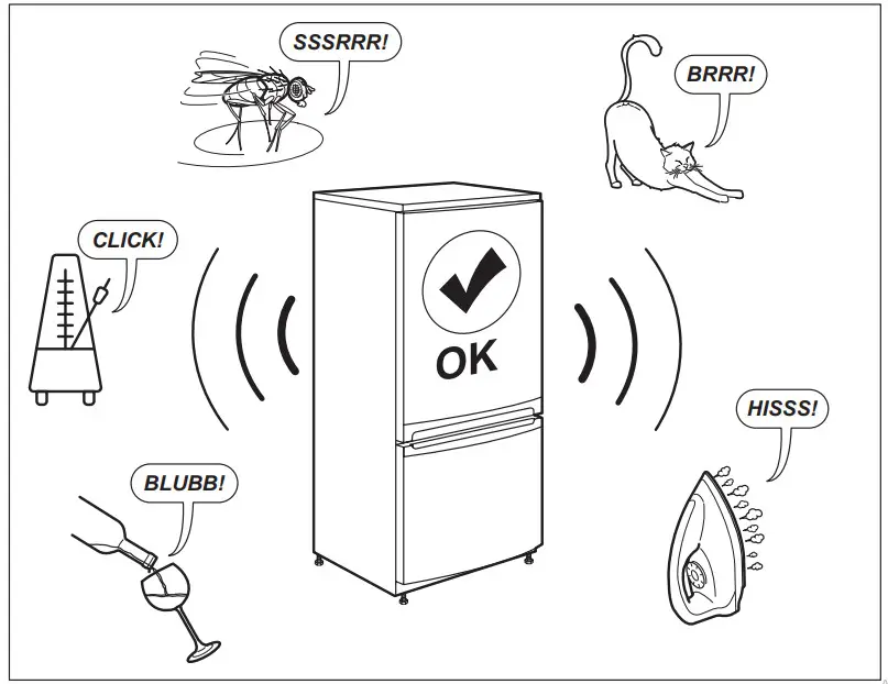 AEG ATB68F6NW Freezer - NOISES