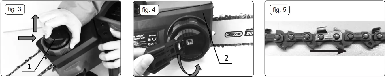 SEALEY CP20VCHS Cordless Chainsaw - REMOVING SAW CHAIN
