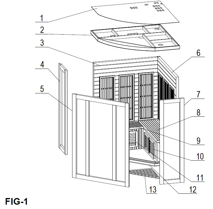 Golden Designs MX-M356-01 Maxxus Infrared Sauna-11
