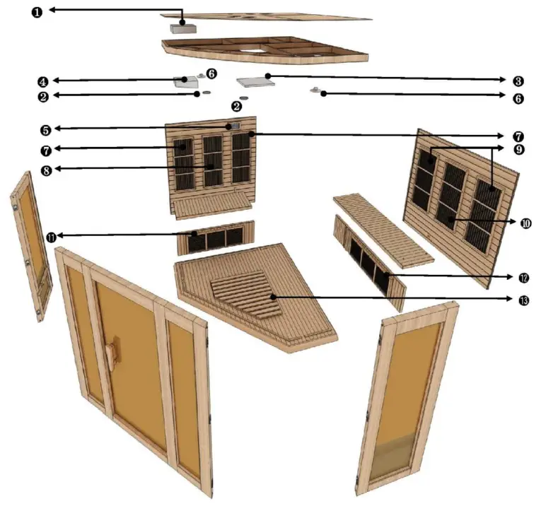 Golden Designs MX-M356-01 Maxxus Infrared Sauna-6