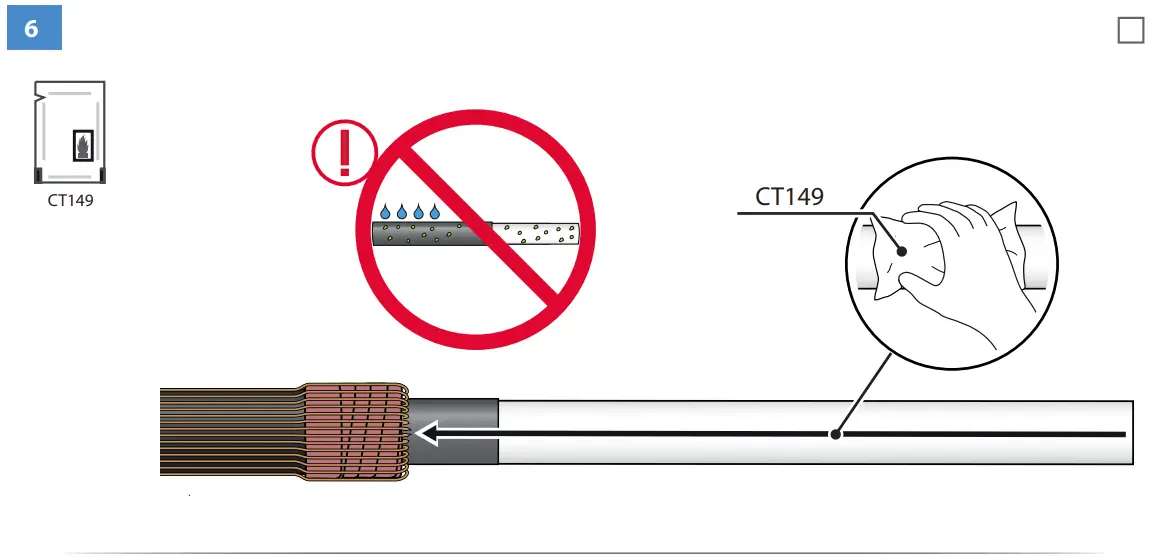 HOT1.1203L Heat Shrink Outdoor Term Instructions illustration