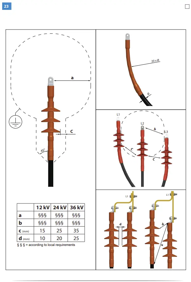 HOT1.1203L Heat Shrink Outdoor Term Instructions illustration
