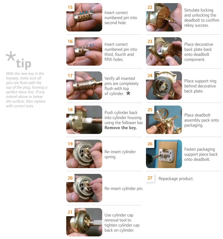 HANDLESET REKEYING INSTRUCTIONS 2
